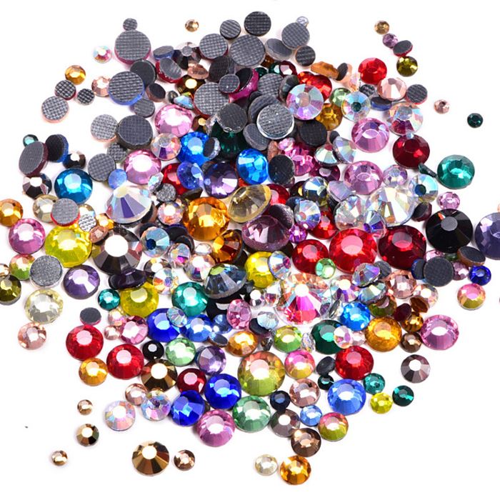 iron on diamante