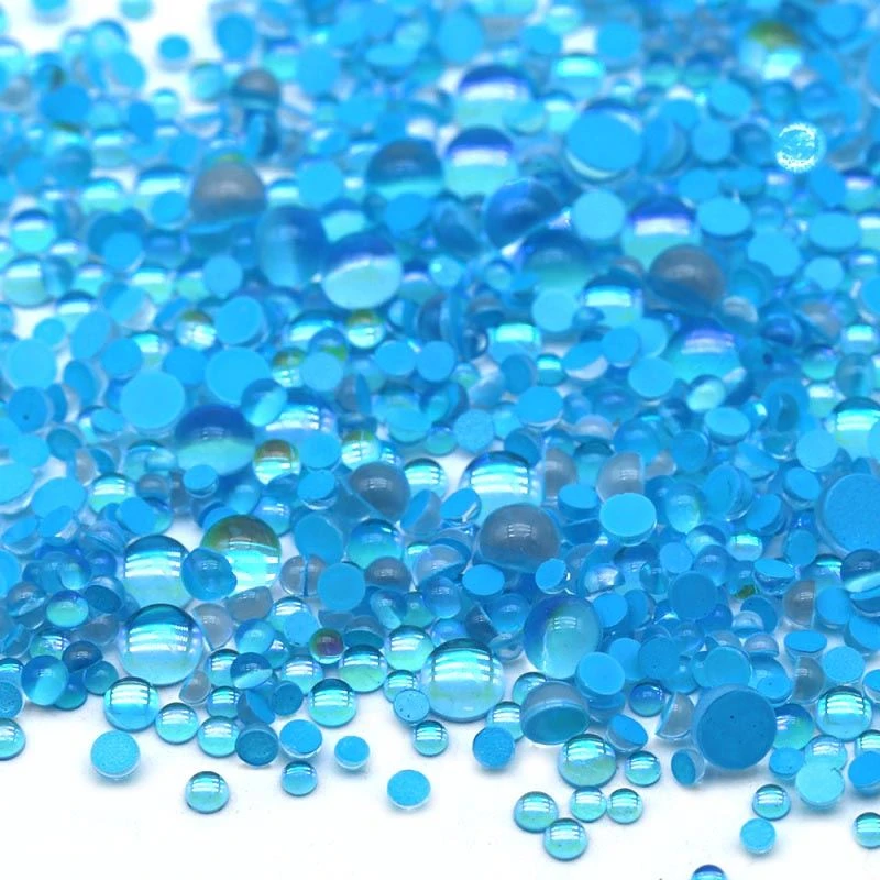 glue on rhinestones blue